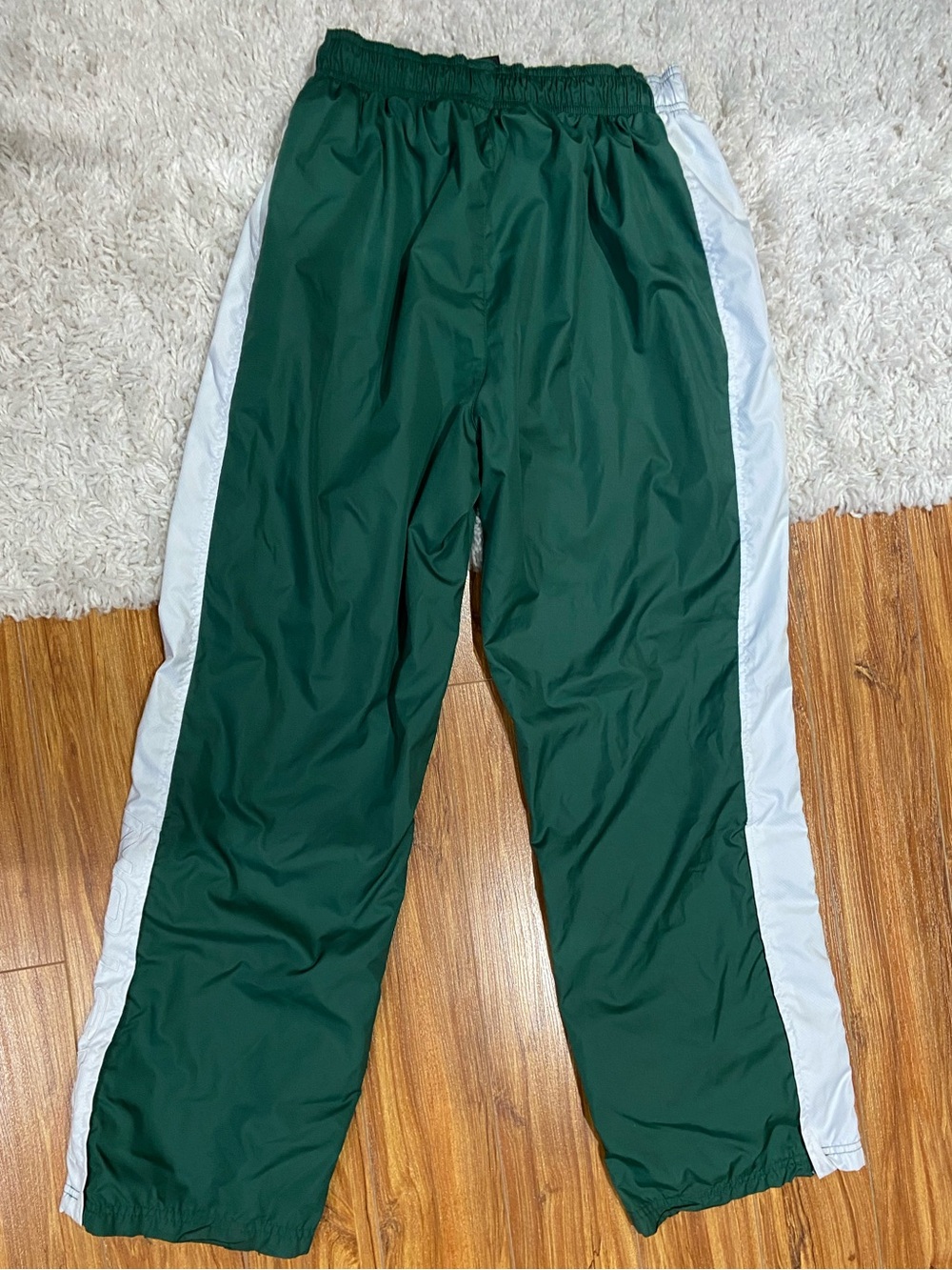 Easton Dark Green Athletic Shorts with White Logo Tag